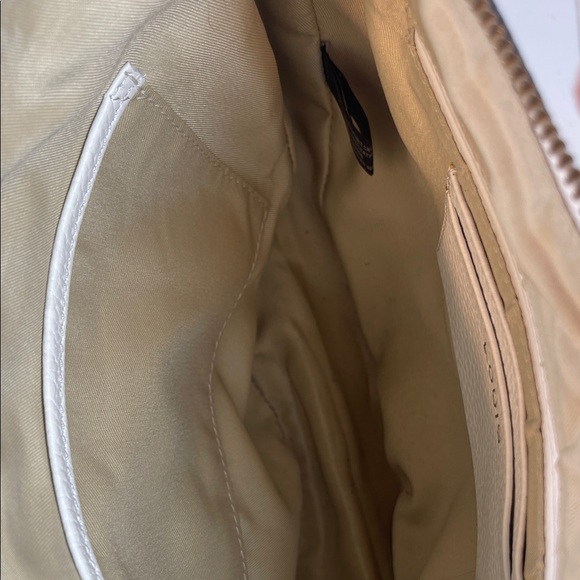 Lodis Ivory Leather Crossbody Bag - Picture 9 of 13